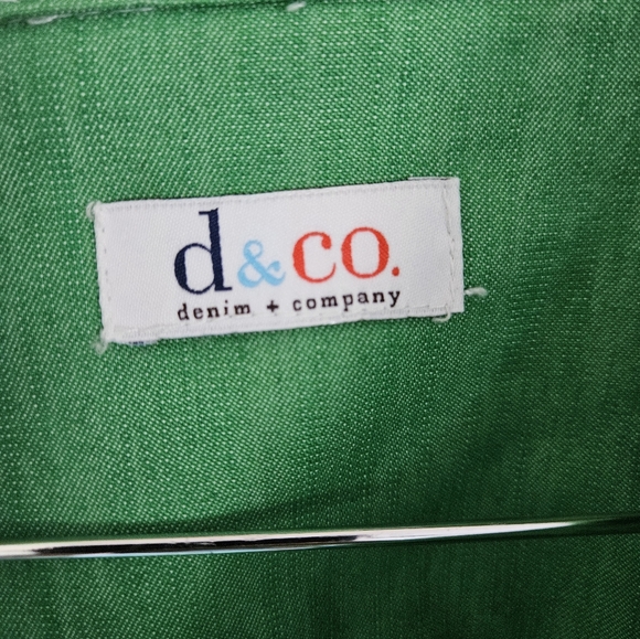 D & Co green denim jacket Size XXL - Picture 4 of 16